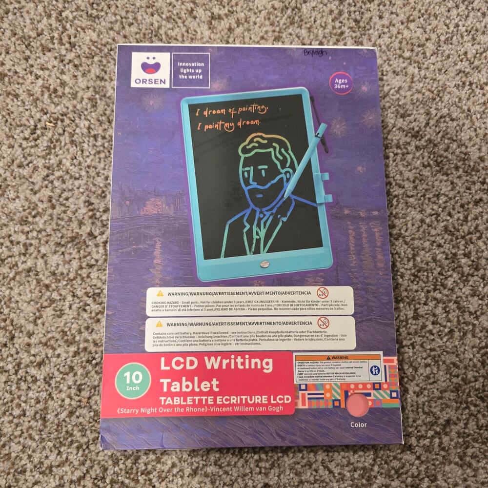 NEW NIB Pink LCD Drawing Tablet